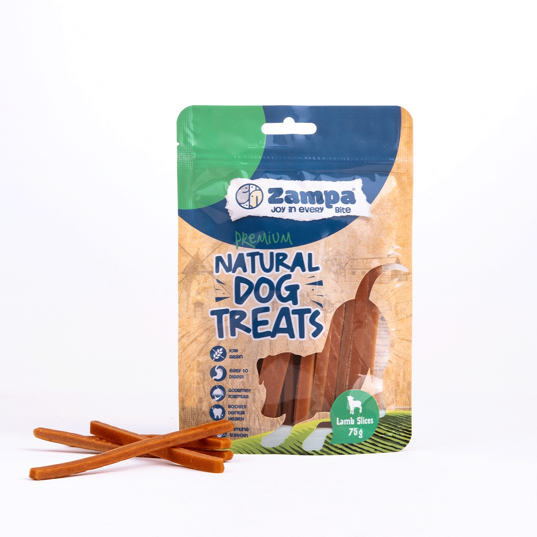 Zampa Köpek Ödül Maması, Kuzu Etli Dilimler - 75g