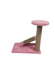 Bycat® - Rampalı Kedi Tırmalama Platformu - Pembe