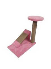Bycat® - Rampalı Kedi Tırmalama Platformu - Pembe