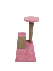 Bycat® - Rampalı Kedi Tırmalama Platformu - Pembe