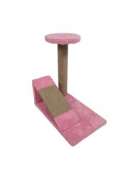 Bycat® - Rampalı Kedi Tırmalama Platformu - Pembe