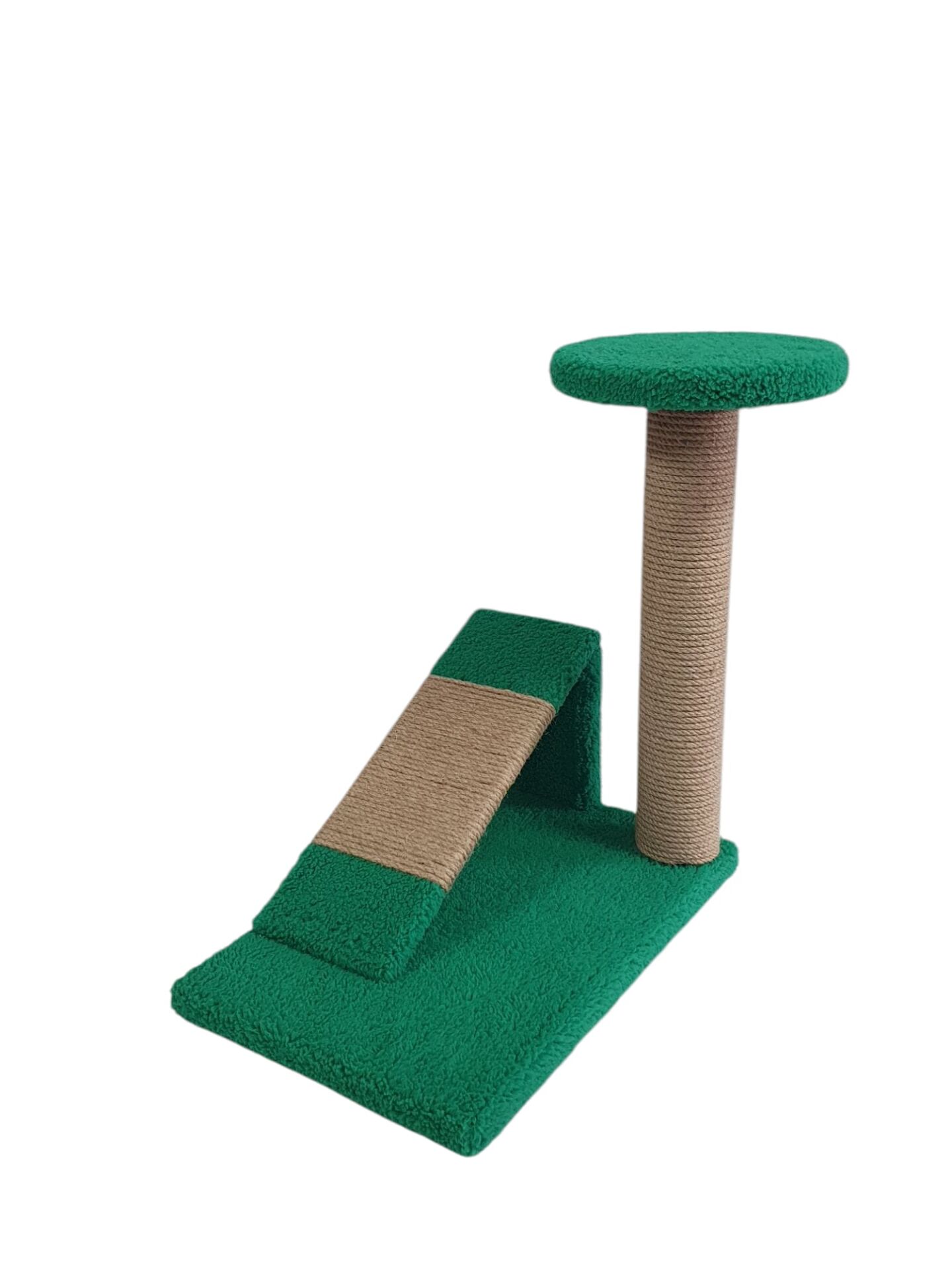 Bycat® - Rampalı Kedi Tırmalama Platformu - Yeşil