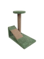 Bycat® - Rampalı Kedi Tırmalama Platformu - Deniz Yeşili