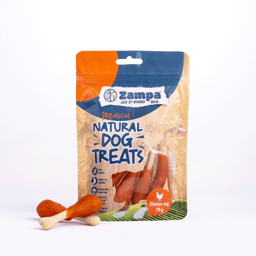 Zampa Köpek Ödül Maması, Tavuk Butu Ödül - 75g