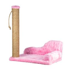 Bycat® - Rökamiye Koltuk ve Tırmalama Platformu - Pembe