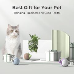 Cheerble Şarjlı Akıllı İneraktif Kedi Salyangoz Oyuncağı, Kahverengi 7 x 5 x 5.8 cm
