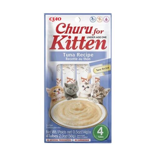 Ciao Churu Yavru Kediler İçin Tuna Balıklı Krema Ödül Maması